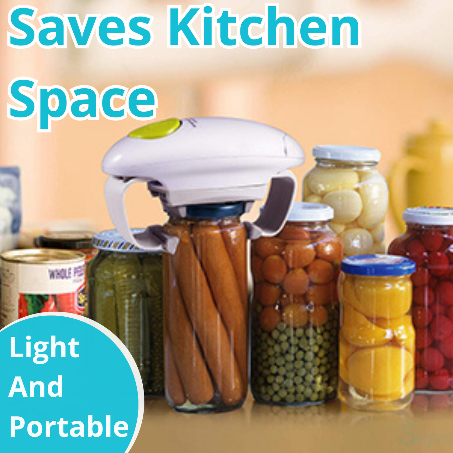 OPEN EASE Electric Can & Bottle, Lid and Jar Opener