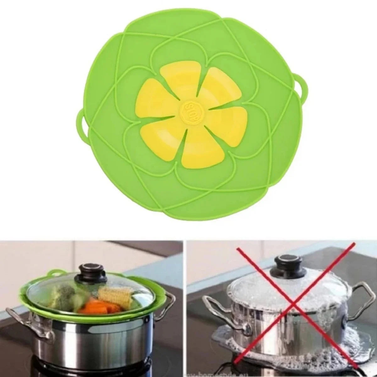 26CM Heat Resistant Silicone Multi-Purpose Kitchen Splash Guard